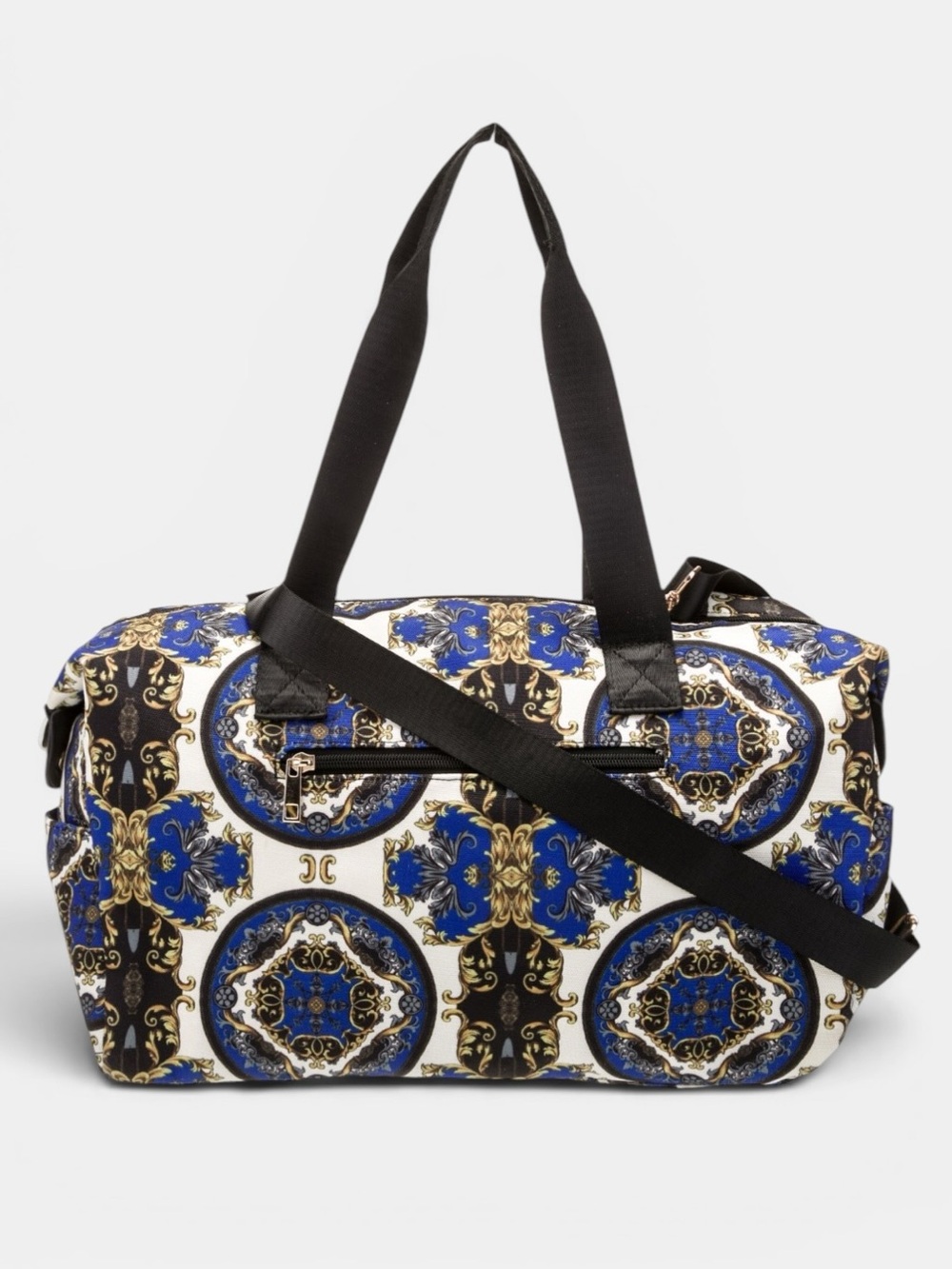 Alice + Olivia x FabFitFun Regal Romance Sapphire Weekender Duffle Bag NWOT